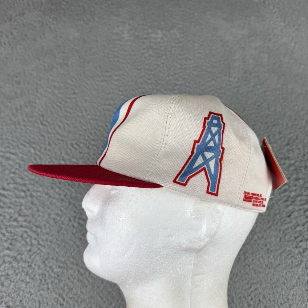Houston Oilers Helmet Hat Snapback by Louisville Mfg NFL Nwt Nos Vintage 70s 80s